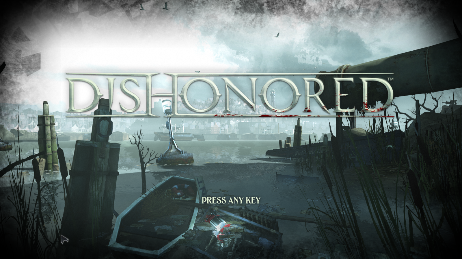 Dishonored Title Screen
